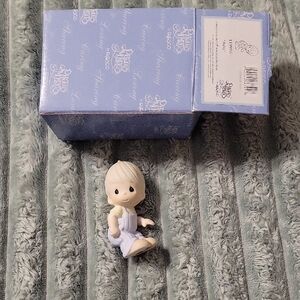Precious Moments Blue and White Figurine